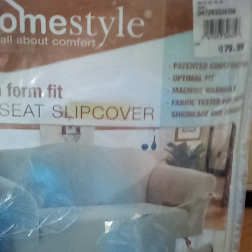 Stretch Love Seat Slip Cover - Picture 7 of 11